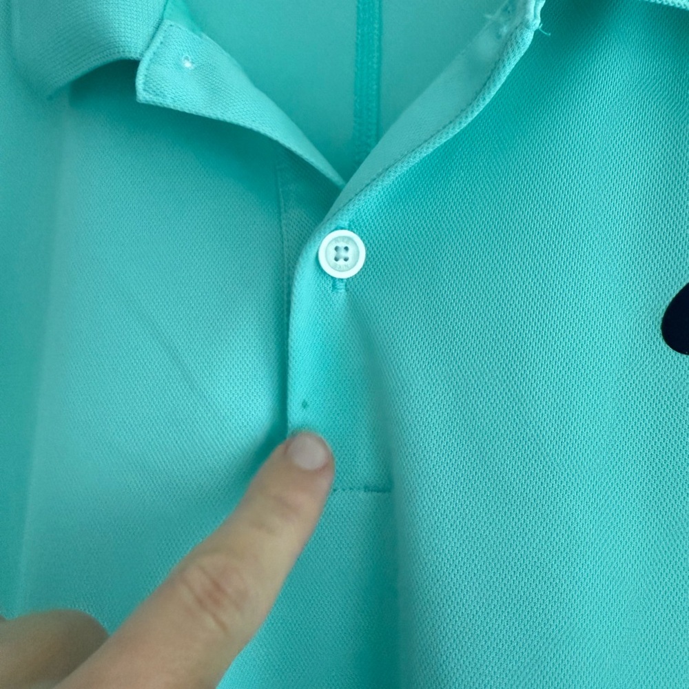 Nike Men's Light Blue Polo Shirt - Picture 2 of 5